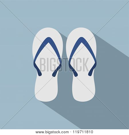 Fashion sandal flat design