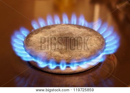 Fire Of Natural Gas