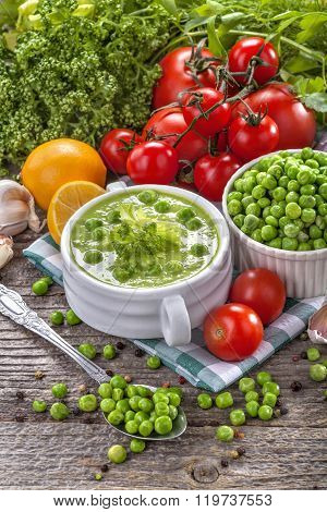 Peas soup