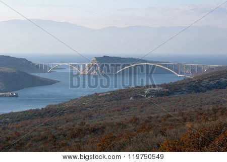 Bridge over the sea
