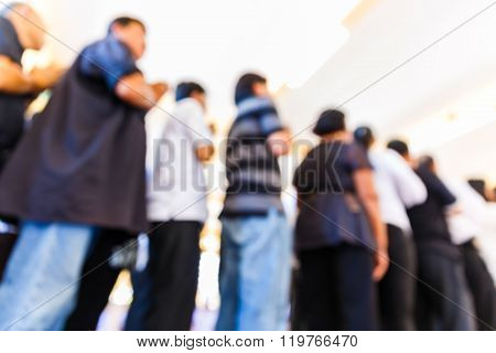 Blurred People