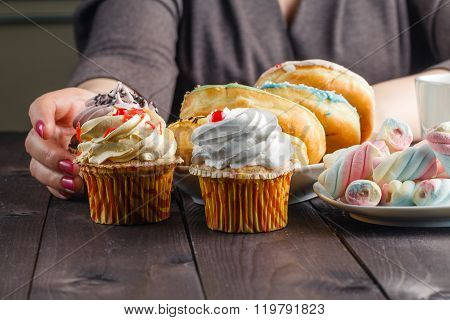 Many Sweets And Donuts