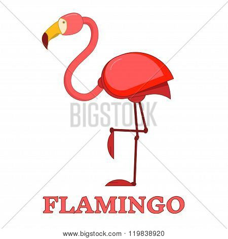 Rosy Flamingo Linear Icon
