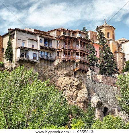 Casas Colgadas - hanging houses in Cuenca, Spain