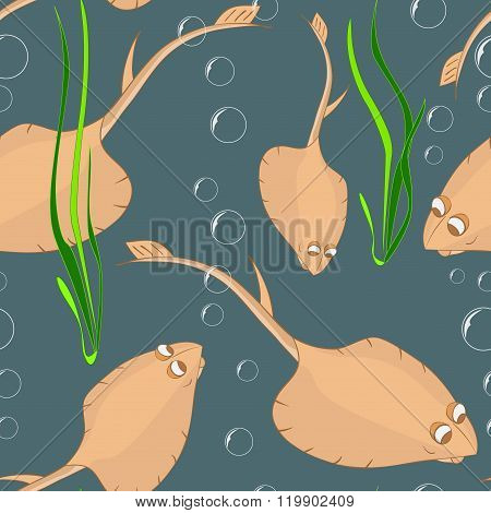 Fish. Seamless background