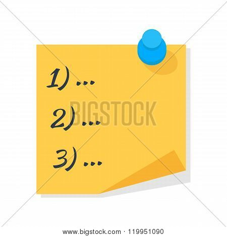 Text message on paper stickers