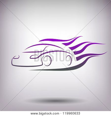 Pictograph of car