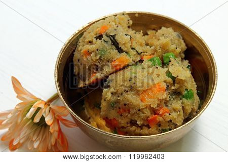 Upma, a south Inidan breakfast snack