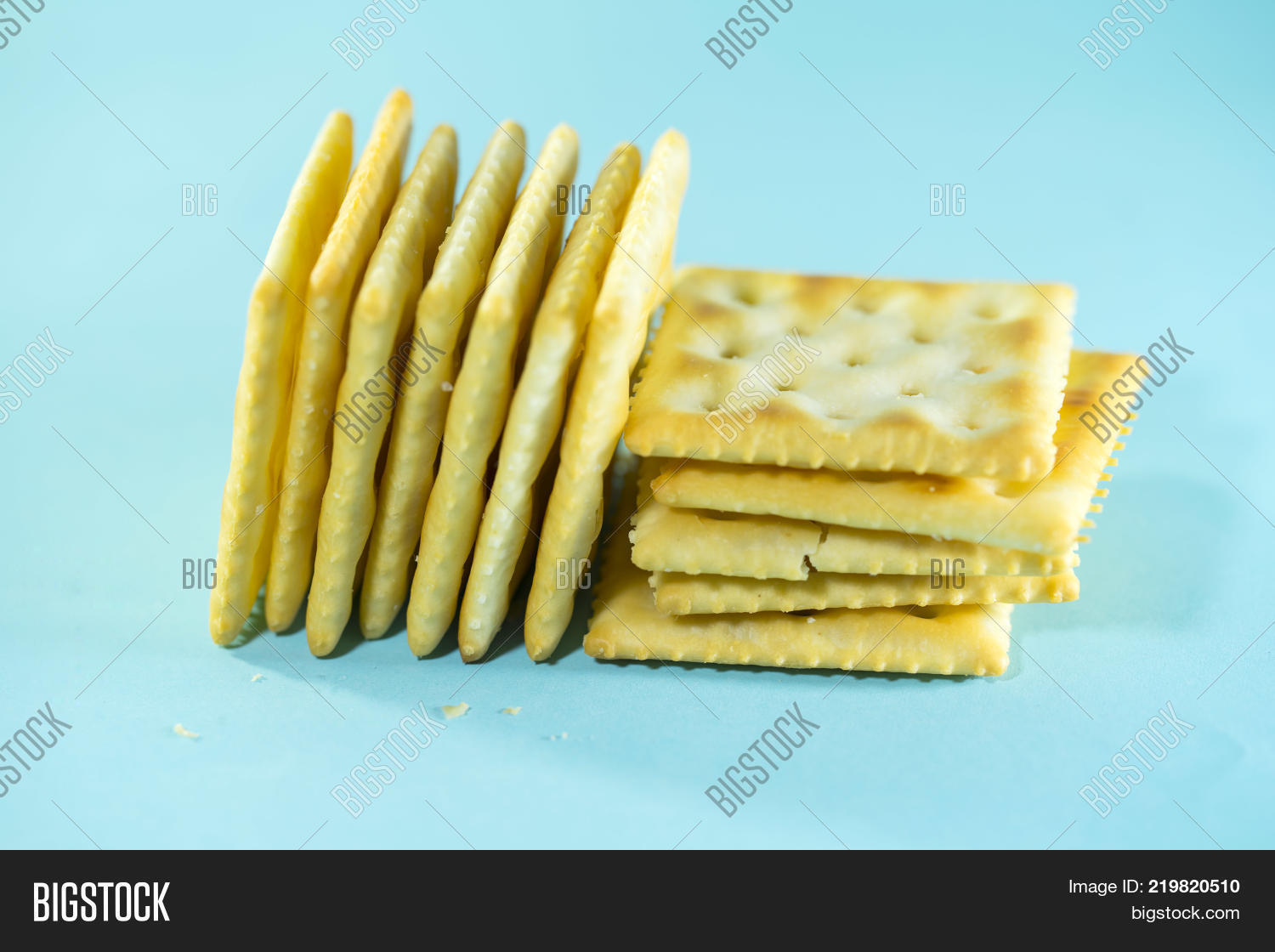 Stack Square Crackers Image & Photo (Free Trial) Bigstock