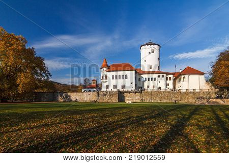 Medieval castle Budatin near by Zilina central Europe Slovakia
