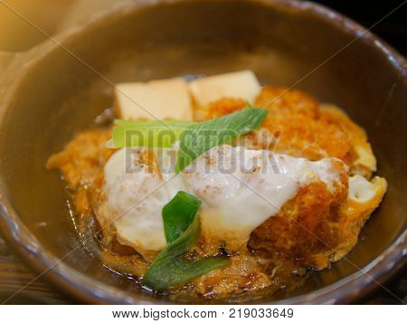 Japan food in restaurant very delicious and for sportsperson