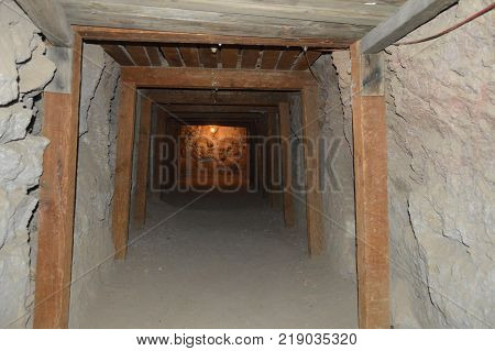 Old Mine Museum In Oatman June 22 2017. Route 66 Oatman. Arizona USA EEUU.