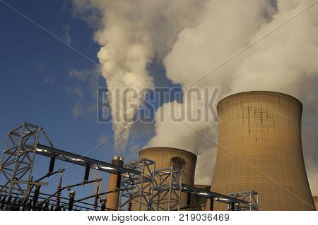 Drax Coal Fired Power Station Selby North Yorkshire England