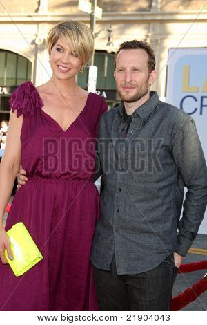 LOS ANGELES - 27 juni: Jenna Elfman, Bohdi Elfman aankomen op de 