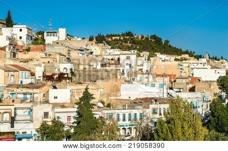Skyline Of El Kef, A City In Northwestern Tunisia. Northern Africa