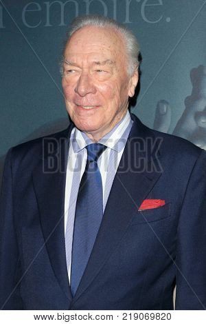 LOS ANGELES - DEC 18:  Christopher Plummer at the 