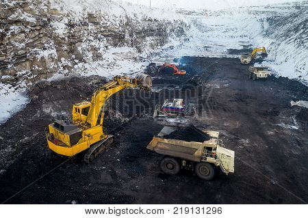 coal mining open pit equipment mine mineral
