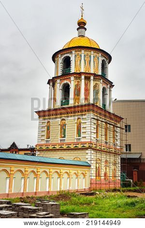 Epiphany Cathedral In Irkutsk. Russia