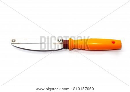 Slicer Peeler Knife isolated on white background