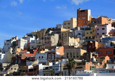 Las Palmas Gran Canaria - Colorful Homes Of Los Riscos.