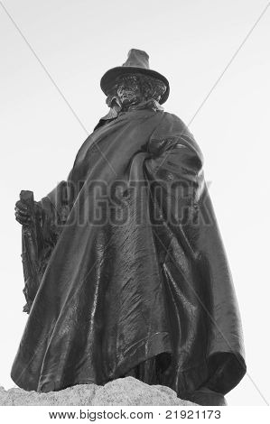 Statue du père fondateur de la ville de Salem
