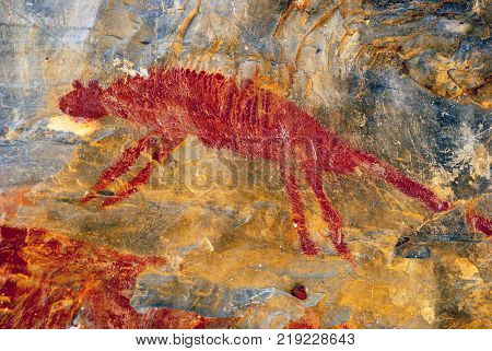 Rock drawing of Cerca Grande - Matozinhos (MG) Brazil