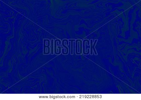 Suminagashi Marble Texture Hand Painted With Indigo Ink. Digital Paper 1622 Performed In Traditional