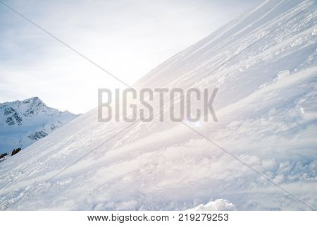 Southerly slope of the hill on north caucasus