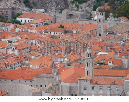 Terracotta hustage af Dubrovnik