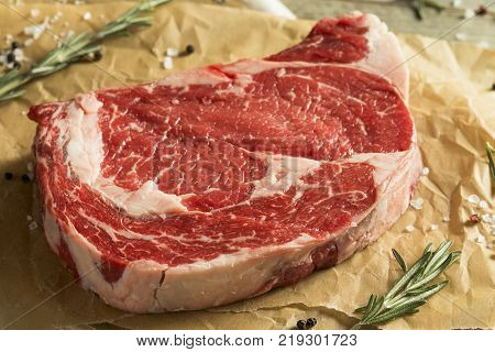 Raw Grass Fed Boneless Ribeye Steak