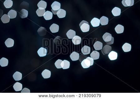 Colorfull background with christmas lights in boken.