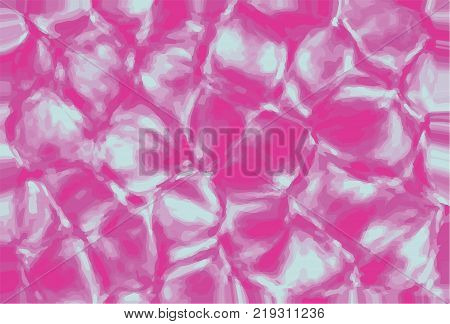 Abstract seamless vector image with pink ornament