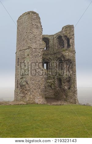 The Tower at Hadleigh Castle standing on a hill