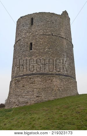 The Tower at Hadleigh Castle on the hill