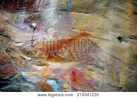 Rock drawing of Cerca Grande - Matozinhos (MG) Brazil