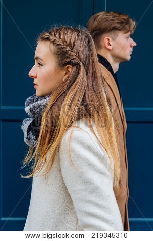 Fateful meetings never to happen. Young people pass by each other without noticing. Missed opportunity and lost chance of love