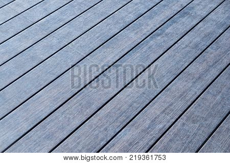 Blue abstract wooden plank wood texture background
