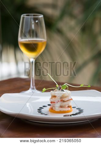 Molecular high end gastronomy kitchen. HIghend culinary