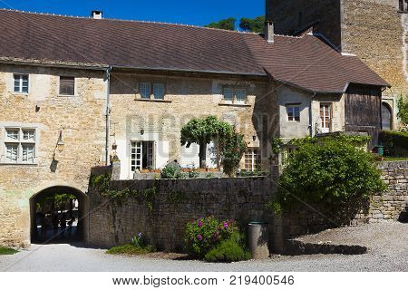 Architecture Of Baume-les-messieurs In Jura Franche-comte France