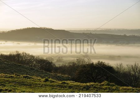 Fog Below Dundon Hayes Hill