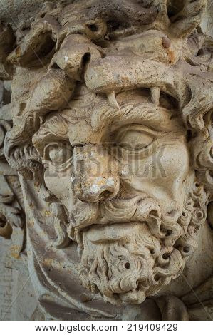 Zwinger palace in Dresden, Germany. Sculpture and architecture