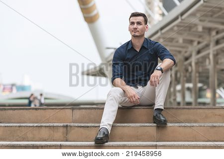 Confident Young Business Owner Portrait Concept.