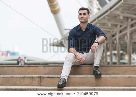 Confident Young Business Owner Portrait Concept.