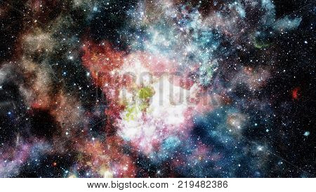 Stars and galaxy space. Night sky background. Elements of this image furnished by NASA.
