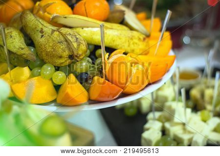 Fruit Slicer for a banquet serving at table