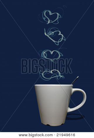 Kaffee kleine Herzen