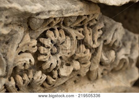 Carved Stonework In Ancient Town