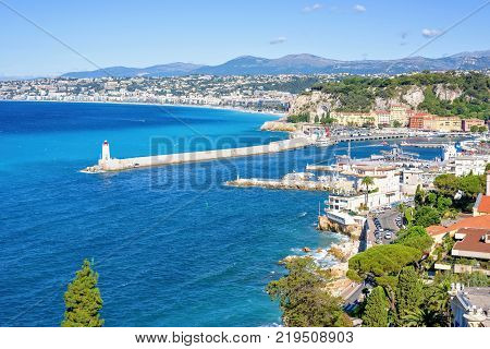 Daylight View To Streets Of Beaulieu-sur-mer