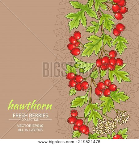 black rowan vector pattern on color background
