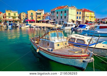 Town Of Vodice Tourist Waterfront View